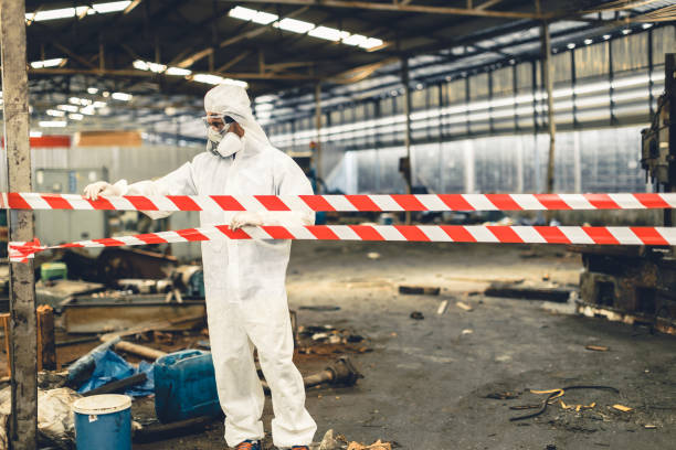 Professional Crime Scene Cleanup technician working in Haddon Heights, NJ